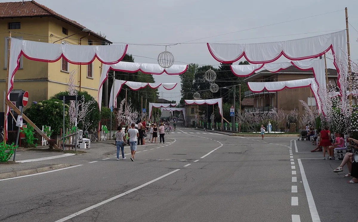 Veduta di Casorate Sempione.