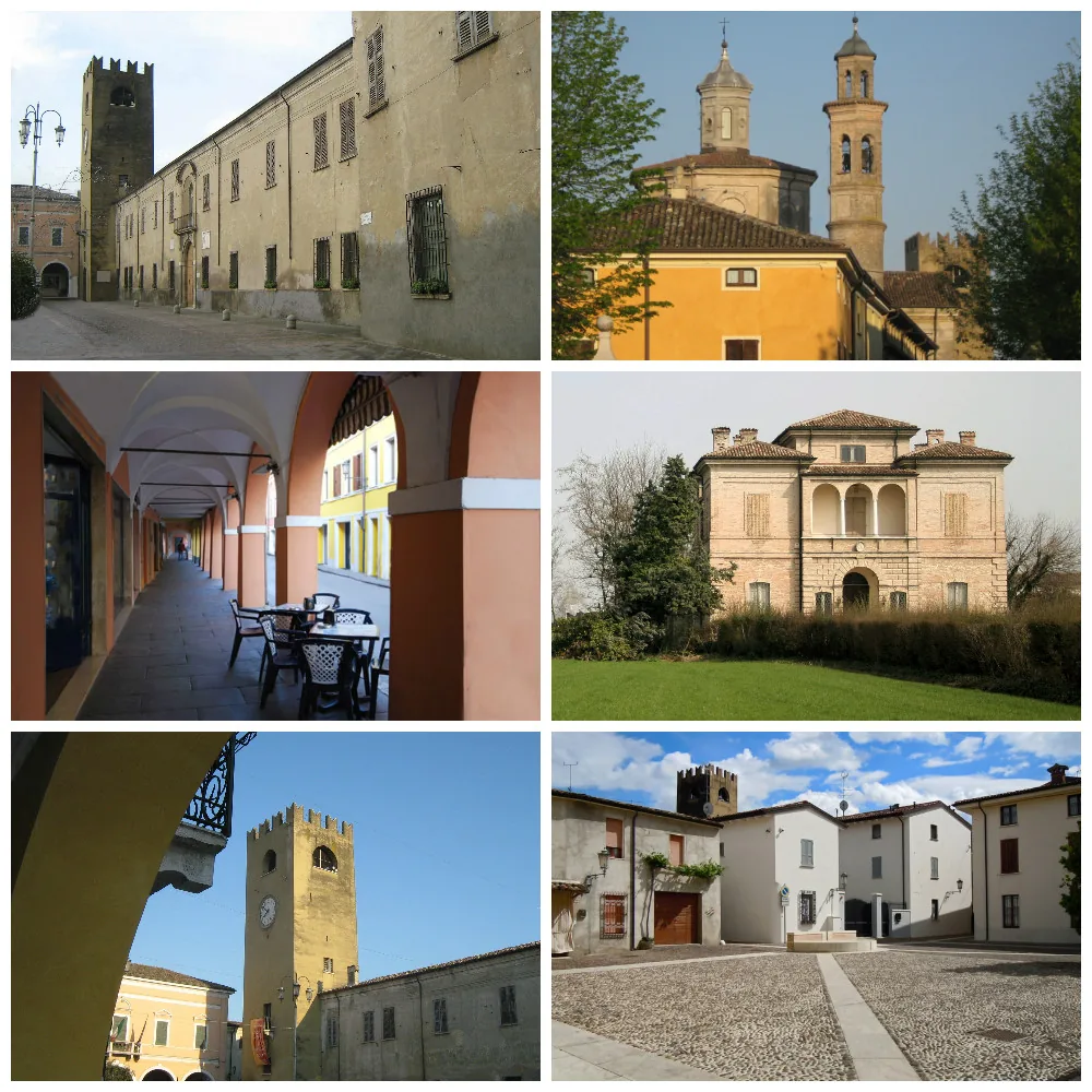 Veduta di Castel Goffredo.
