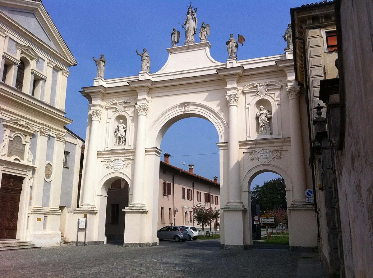 Veduta di Cherasco.