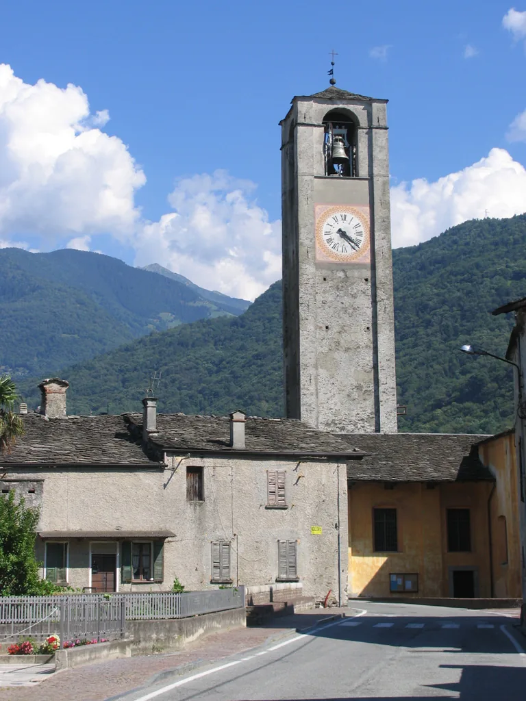 Veduta di Cosio Valtellino.