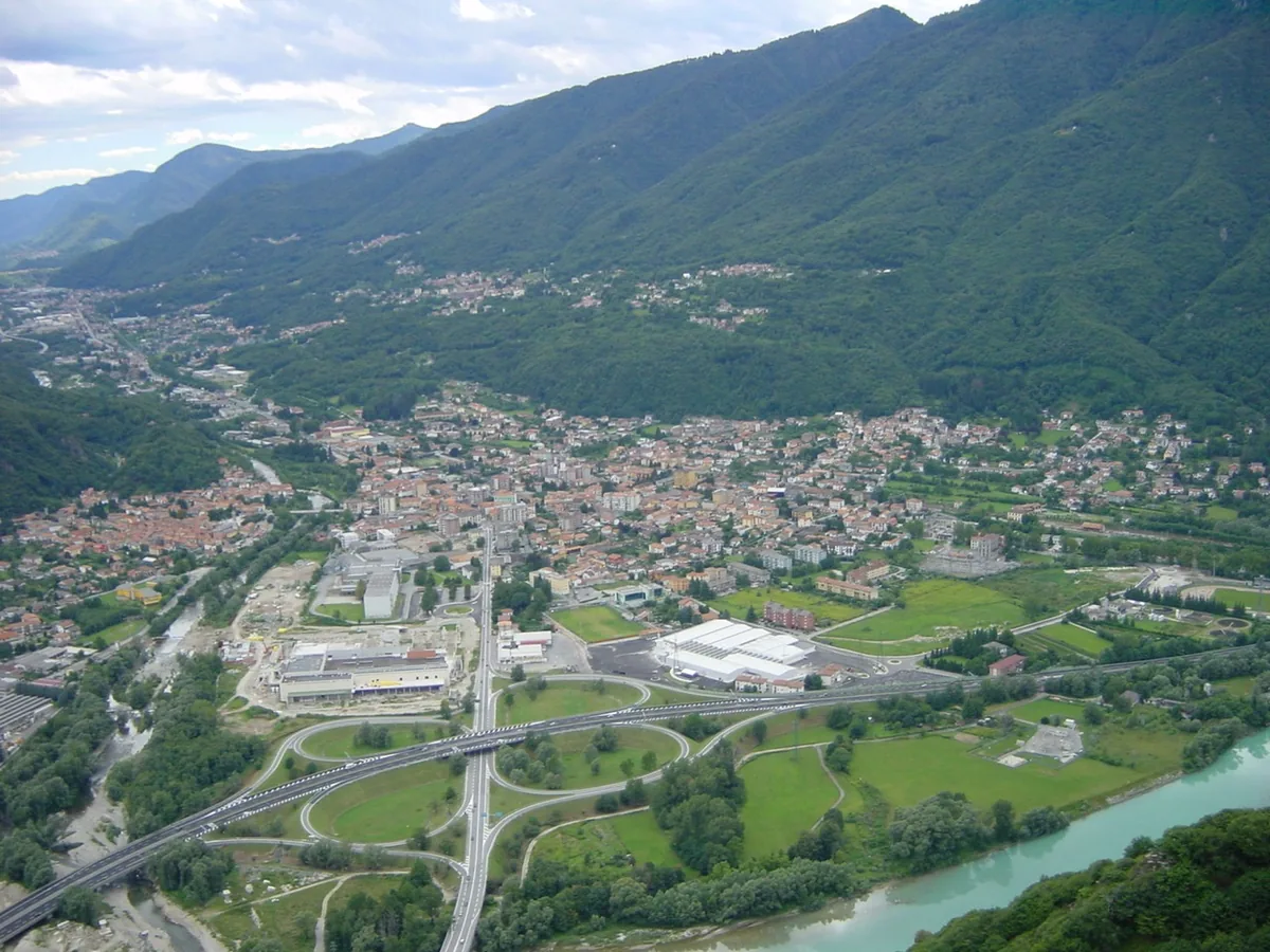 Veduta di Gravellona Toce.