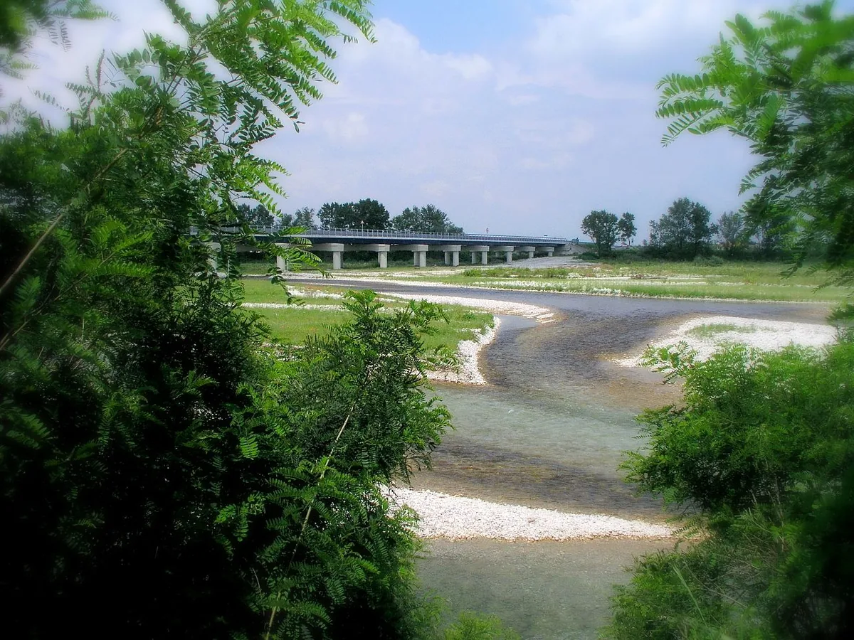 Veduta di Maserada sul Piave.