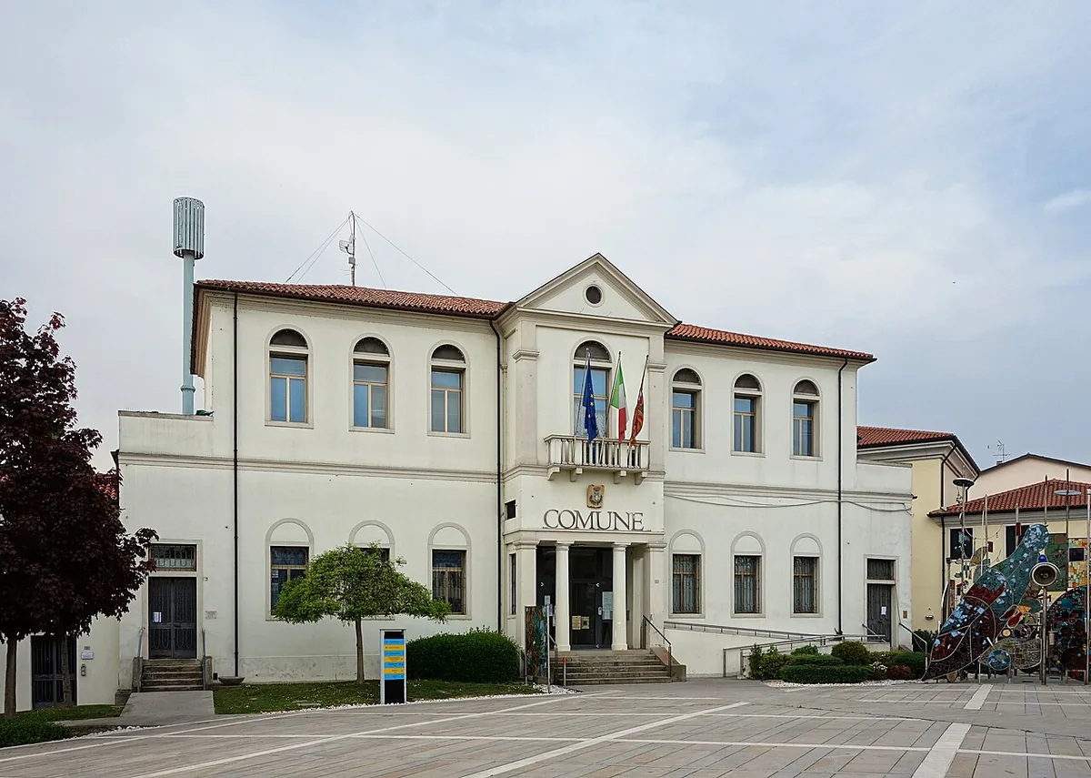 Veduta di Montegrotto Terme.