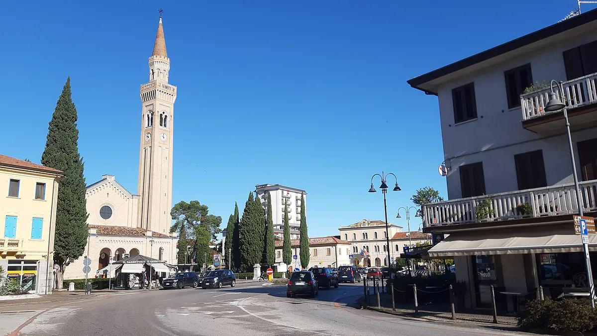 Veduta di Noventa di Piave.