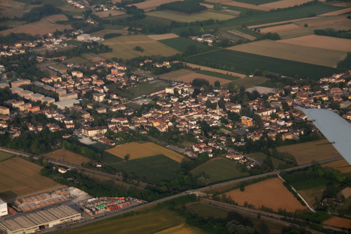 Veduta di San Canzian d'Isonzo.