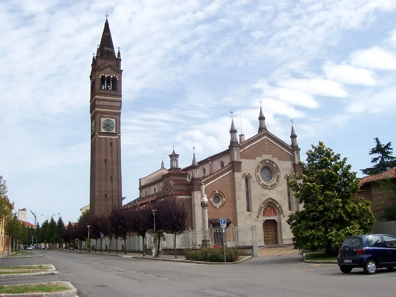 Veduta di Trezzo sull'Adda.