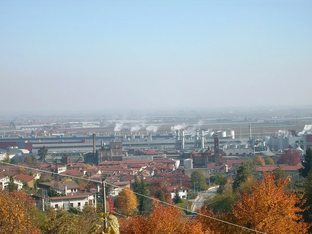 Veduta di Verzuolo.